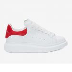 Alexander McQueen Women Oversized Sneaker Shoes-Red