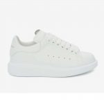 Alexander Mcqueen Men Shoes Oversized Sneaker White Smooth Calf Leather Lace-Up Sneaker