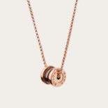 Bvlgari Women B.zero1 Necklace 18 KT Rose Gold Chain Pendant