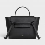 Celine Women Micro Belt Bag in Grained Calfskin-Black