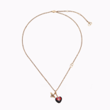 Dior Women D-Murrine Necklace Aged Gold-Tone Metal Murano Glass