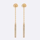 Dior Women D-Round Earrings-Gold