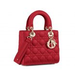 Dior Women MY ABCDIOR Lambskin Bag-Red