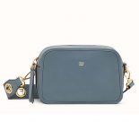 Fendi Women Camera Case Leather Bag-Blue