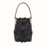 Fendi Women Mon Tresor Black Calf Leather Mini-Bag