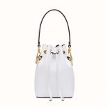 Fendi Women Mon Tresor White Leather Mini-Bag