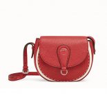 Fendi Women Shoulder Bag in Calf Leather-Red