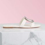 Roger Vivier Women Bikiviv' Mules Flat Sandals-White