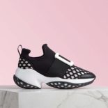 Roger Vivier Women Shoes Viv' Run Sneakers 75mm Heel-Black