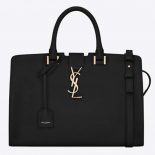 Saint Laurent YSL Women Cabas YSL Small In Smooth Leather