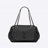 Saint Laurent YSL Women Medium Nolita Bag Vintage Leather-Black