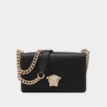 Versace Palazzo Cross-Body Bag in Nappa Leather-Black