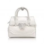 Versace Palazzo Empire Medium Bag in Calf Leather-White