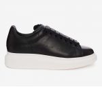 Alexander Mcqueen Unisex Oversized Sneaker with Black Matte Calf Leather