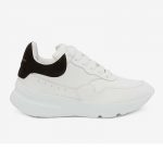Alexander McQueen Unisex Runner Shoes-White