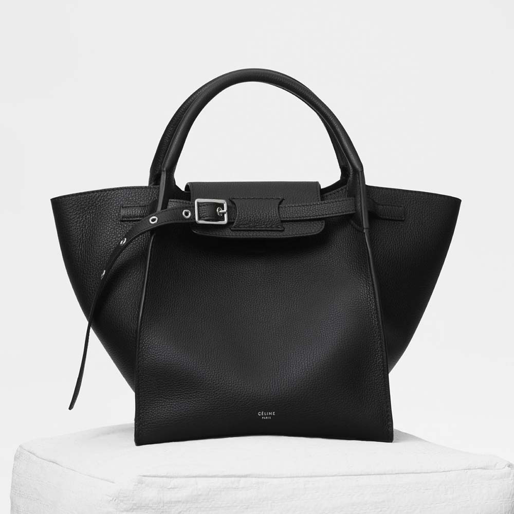 Celine Women Small Big Bag in Supple Grained CalfskinBlack