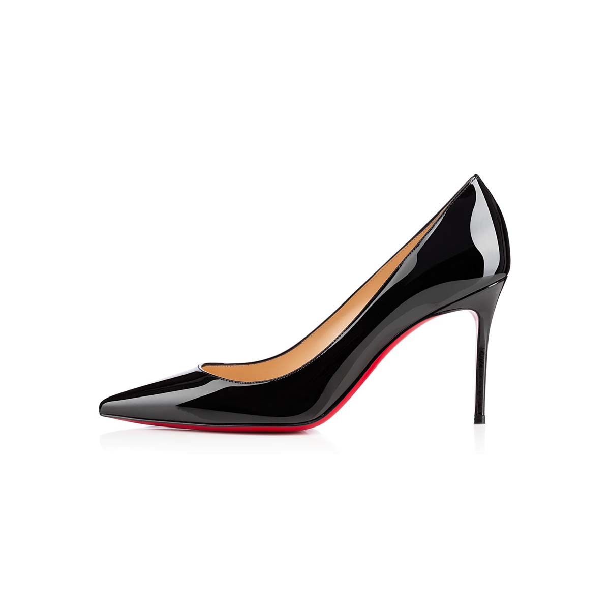 Christian Louboutin Women Decollete 554 Patent 85 mm Pumps Shoes Black