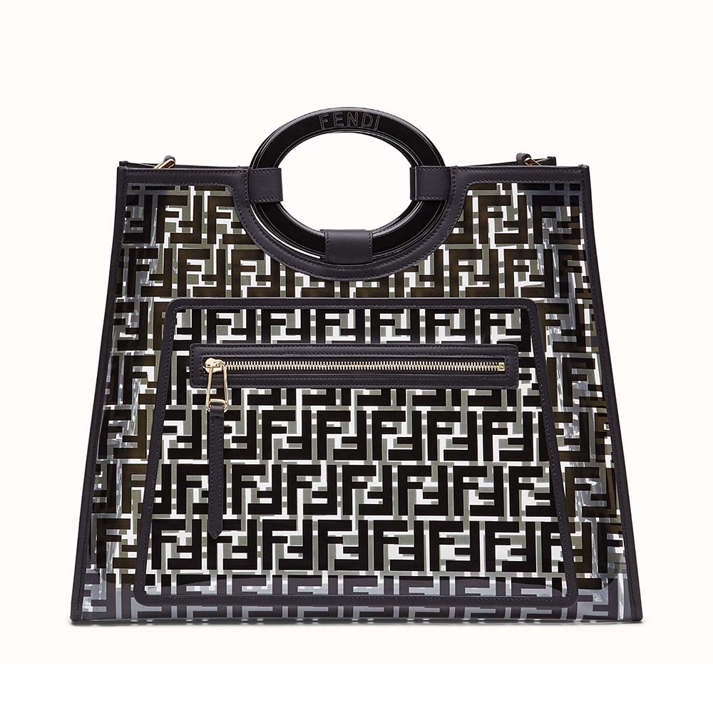 Fendi Women Runaway Shopper PU Bag