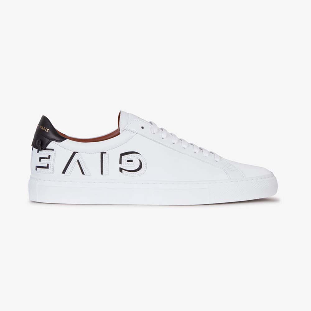Givenchy Men Givenchy Reverse Sneakers in Leather-White