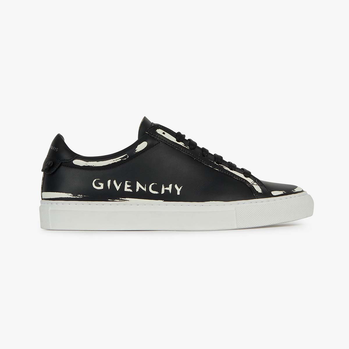 Givenchy Women Givenchy Print Sneakers in Leather Shoes Black