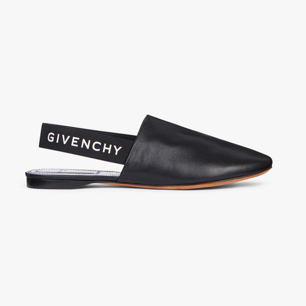 Givenchy Women Givenchy Sling Back Flat Mules-Black