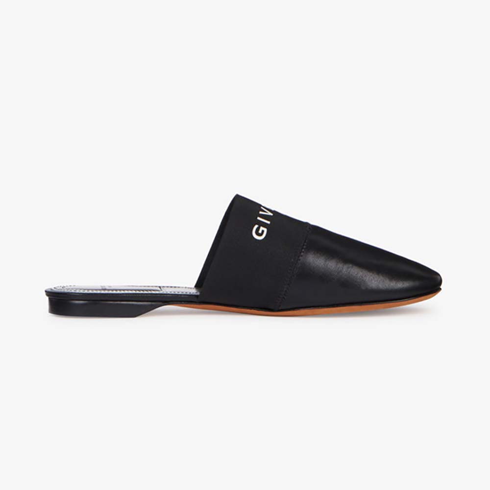 Givenchy Women Shoes Givenchy Paris Flat Mules in Calf Leather