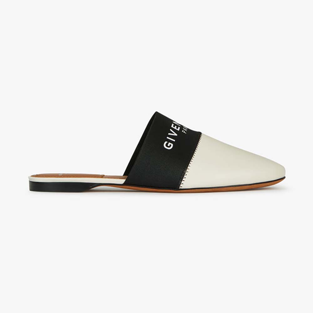 Givenchy Women Shoes Givenchy Paris Leather Mules-White