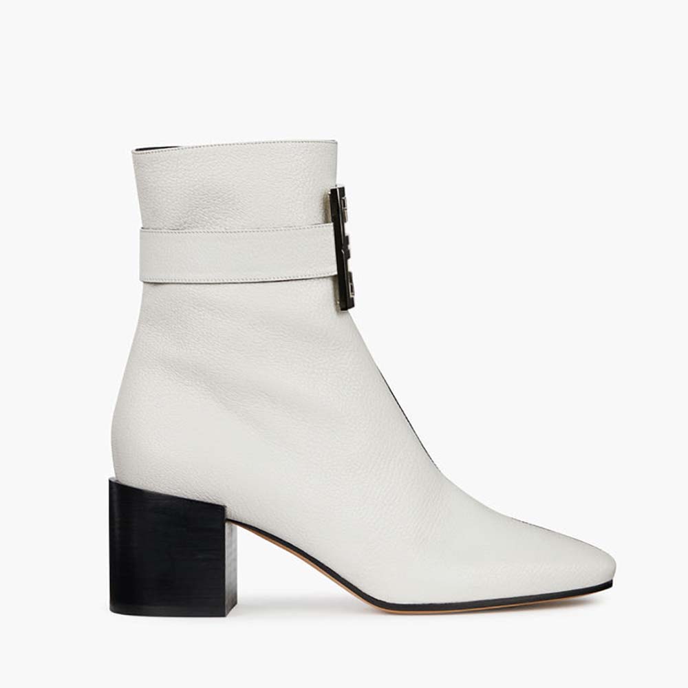 Givenchy Women Shoes Two-Tone 4G Ankle Boots 5.5cm Heel