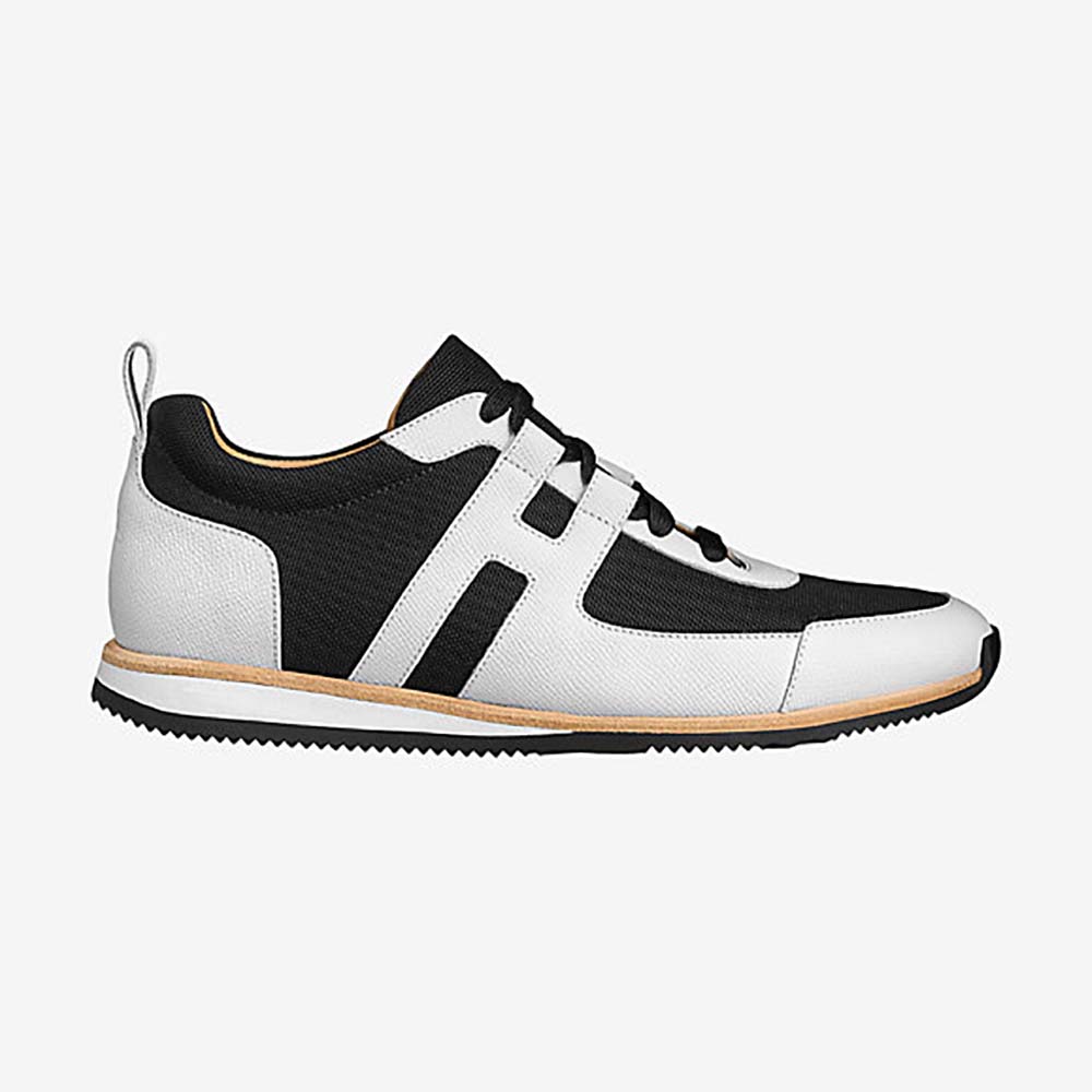 Hermes Men Partner Sneaker Shoes Black