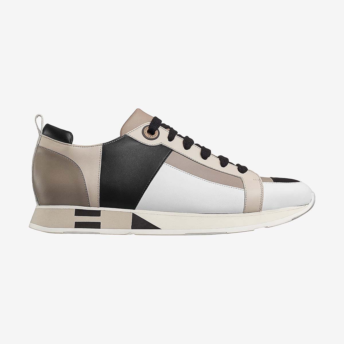 Hermes Men Rebus Sneaker Shoes White