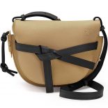 Loewe Women Gate Small Bag in Soft Natural Calf Leather-Sandy