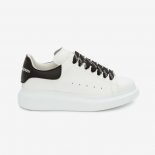 Alexander Mcqueen Women Oversized Sneaker White Smooth Calfskin Leather