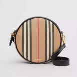 Burberry Women Icon Stripe E-canvas Louise Bag