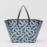 Burberry Women Mini Monogram Print E-canvas Beach Tote