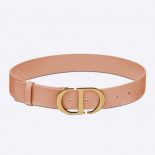 Dior Women 30 Montaigne Belt Pale Pink Leather