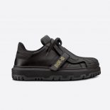 Dior Women Dior-Id Sneaker Black Rubber and Calfskin