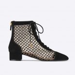 Dior Women Naughtily-D Ankle Boot in 3cm Heel-Black