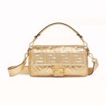 Fendi Women Baguette Fendi Prints On Leather Bag