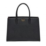 Prada Women Large Saffiano Leather Handbag