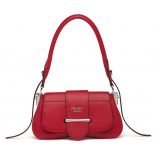 Prada Women Prada Sidonie Shoulder Bag-Red