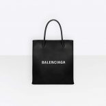 Balenciaga Women Shopping XXS North South Tote Bag in Squared Calfskin Bag