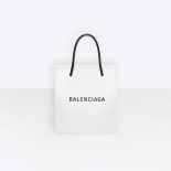 Balenciaga Women Shopping XXS North South Tote Bag in Squared Calfskin Bag