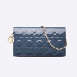 Dior Lady Dior Pouch Patent Cannage Calfskin