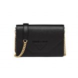 Prada Women Leather Mini-Bag-Black