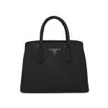 Prada Women Prada Double Medium Leather Handbag