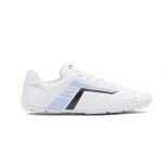 Prada Women Rev Leather Sneakers-White