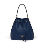 Prada Women Saffiano Leather Bucket Bag