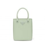 Prada Women Small Brushed Leather Tote