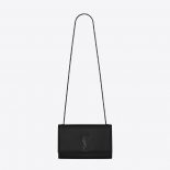 Saint Laurent YSL Women Kate Medium in Grain DE Poudre Embossed Leather