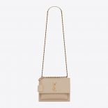 Saint Laurent YSL Women Sunset Medium in Grained Leather